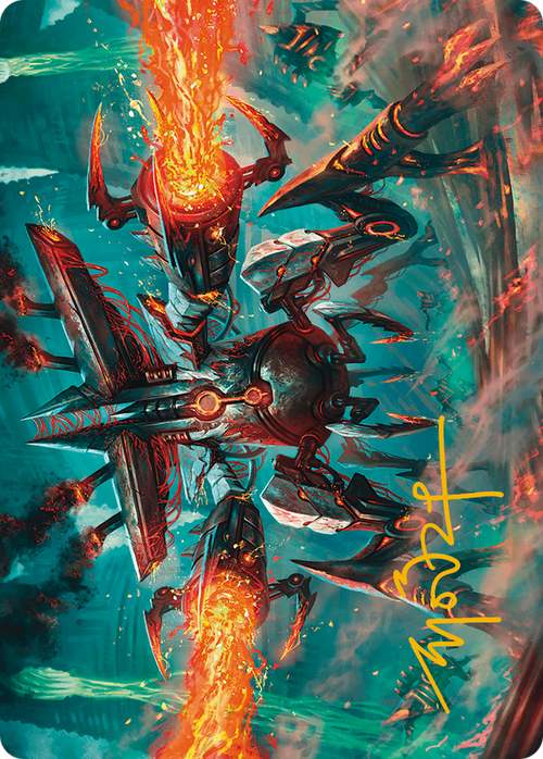Exterminator Magmarch // Exterminator Magmarch (AMH3-033) - Modern Horizons 3 Art Series (Borderless) Foil