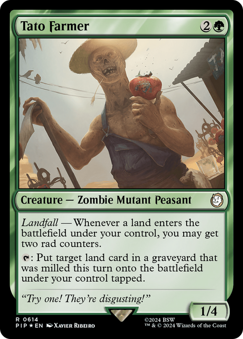 Tato Farmer (Surge Foil) (PIP-614) - Fallout Foil