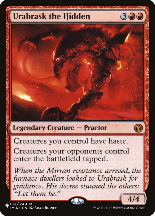 Urabrask the Hidden (LIST-152/249) - The List