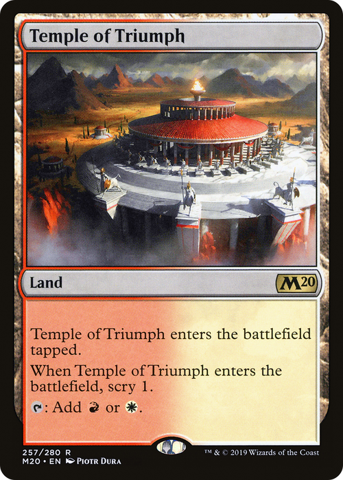 Temple of Triumph (M20-257) - Core Set 2020