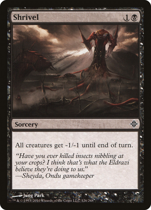 Shrivel (ROE-126) - Rise of the Eldrazi