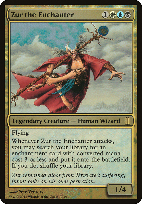 Zur the Enchanter (Commander's Arsenal) (OVER-010) - Commander's Arsenal Oversized Foil