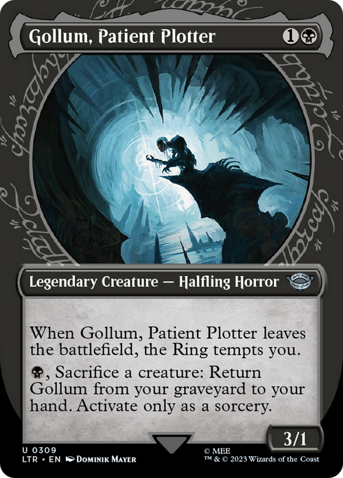 Gollum, Patient Plotter (Showcase) (LTR-309) - The Lord of the Rings: Tales of Middle-earth: (Showcase) (Borderless)