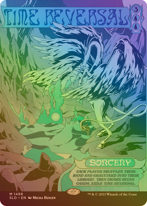 Time Reversal (Rainbow Foil) (SLD-1499) - Secret Lair Drop (Borderless) Foil