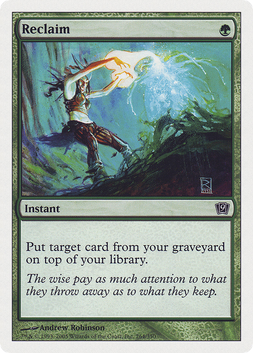 Reclaim (9ED-264) - 9th Edition Foil