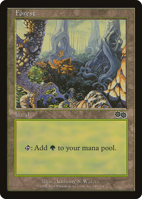 Forest (349) (USG-349) - Urza's Saga