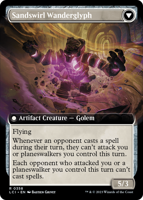 Unstable Glyphbridge (Extended Art) (LCI-358) - The Lost Caverns of Ixalan: (Extended Art) Foil