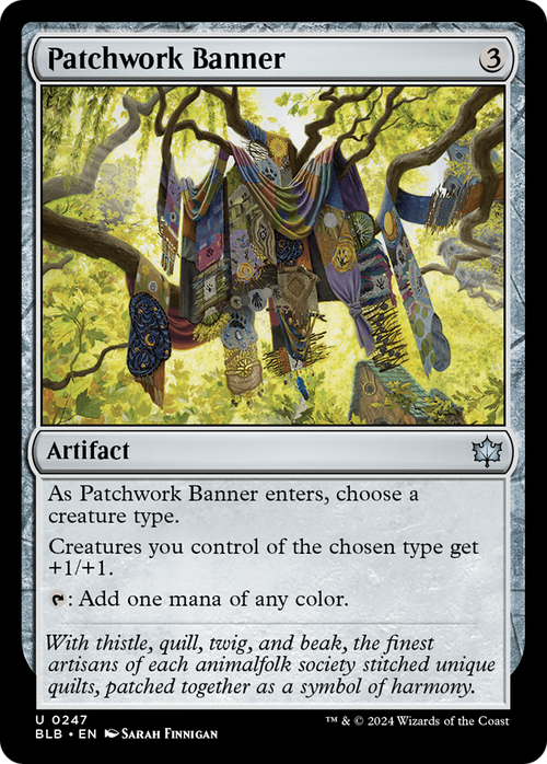 Patchwork Banner (BLB-247) - Bloomburrow