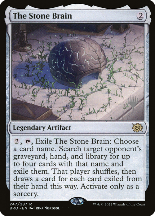The Stone Brain (PPBRO-247) - The Brothers' War Promos