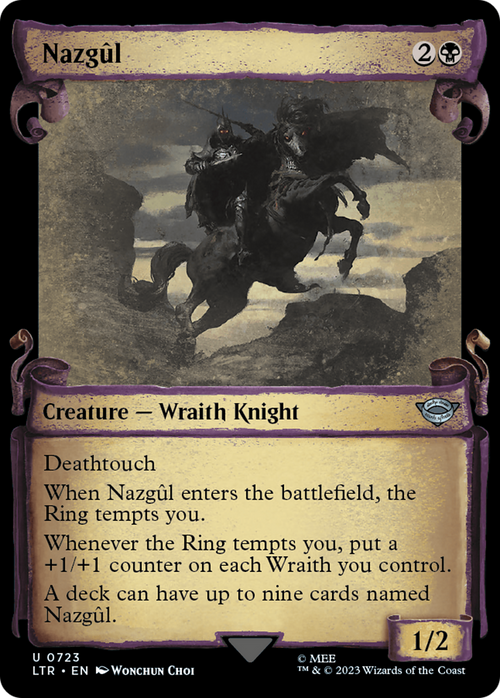 Nazgul (0723) (Showcase Scrolls) (LTR-723) - The Lord of the Rings: Tales of Middle-earth: (Showcase) Foil