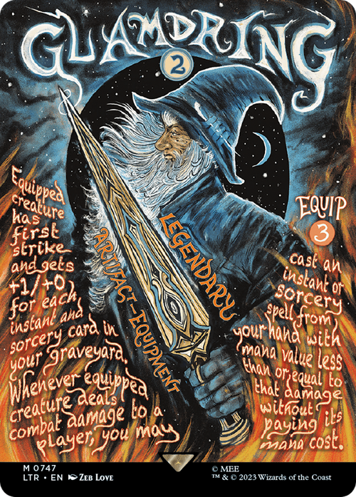 Glamdring (Borderless Poster) (LTR-747) - The Lord of the Rings: Tales of Middle-earth Foil