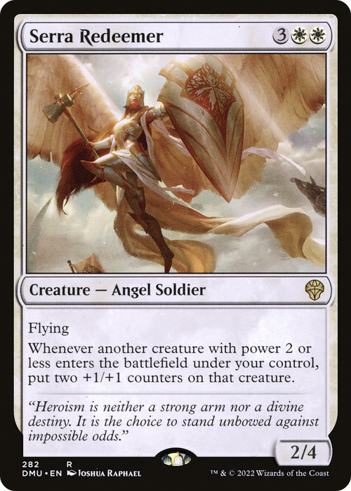 Serra Redeemer (282) (DMU-282) - Dominaria United Foil