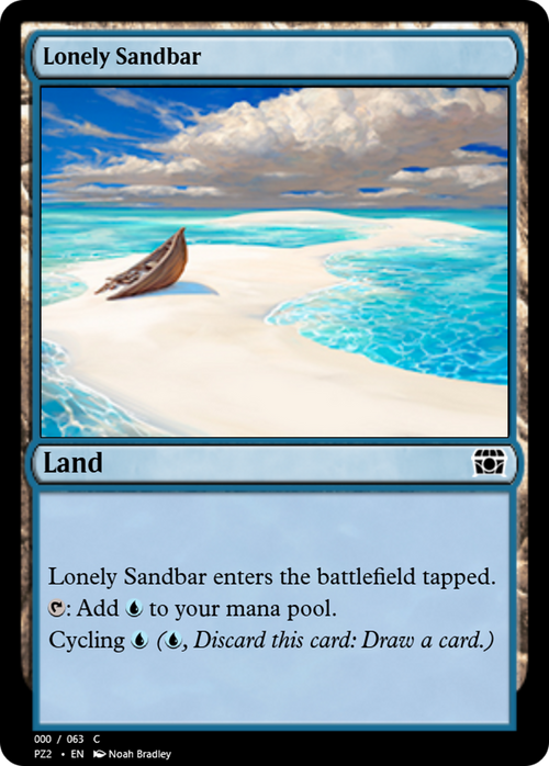 Lonely Sandbar (PZ2-65863) - Treasure Chest