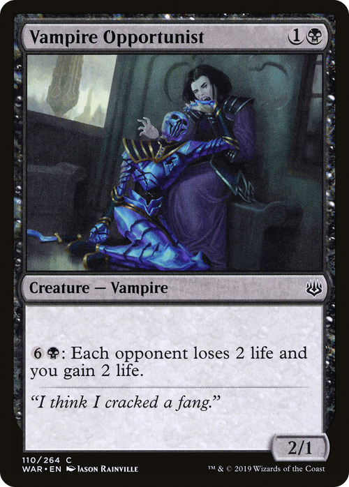 Vampire Opportunist (WAR-110) - War of the Spark Foil