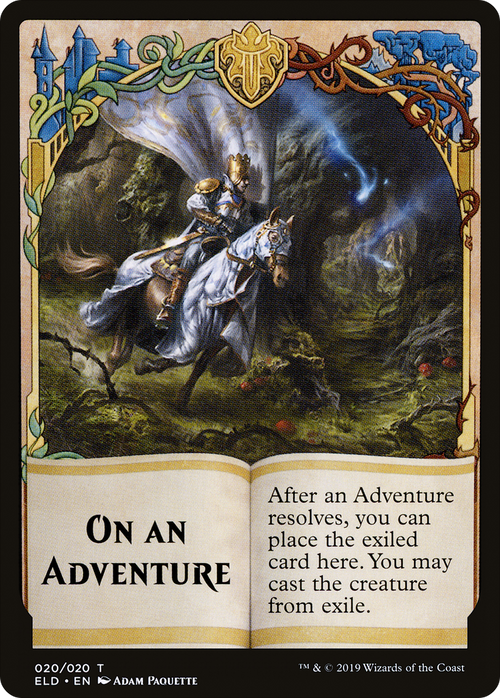 On an Adventure (TELD-020) - Throne of Eldraine Tokens