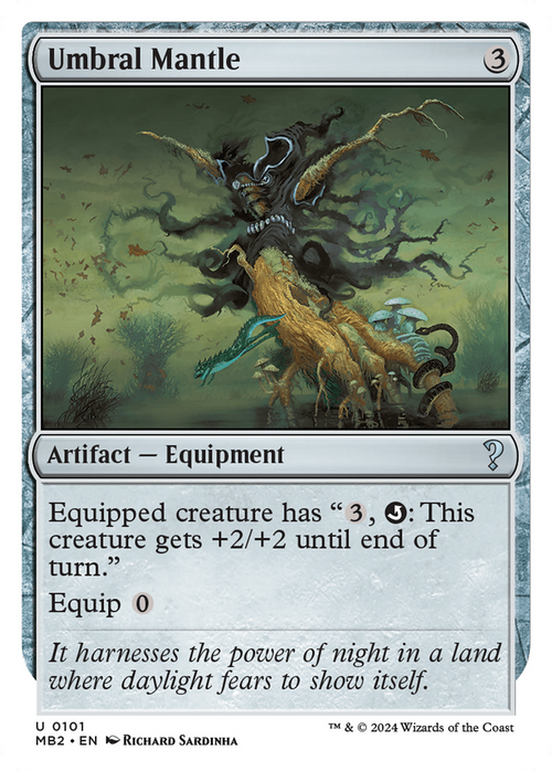 Umbral Mantle (White Border) (MB2-101) - Mystery Booster 2