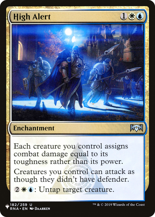 High Alert (LIST-182/259) - The List