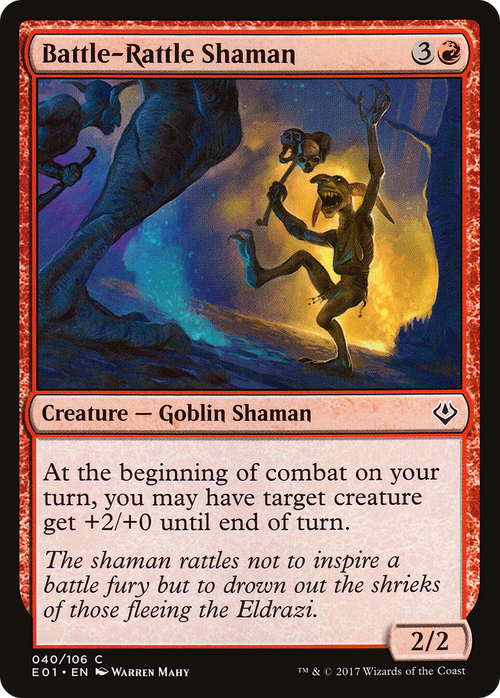 Battle-Rattle Shaman (AC2-040) - Archenemy: Nicol Bolas