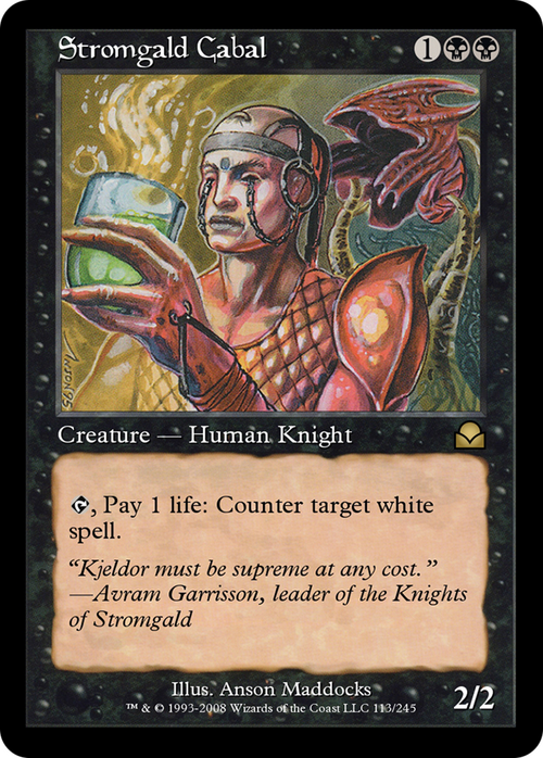 Stromgald Cabal (ME2-113) - Masters Edition II Foil