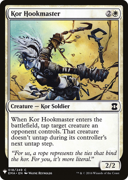 Kor Hookmaster (LIST-EMA-18) - The List