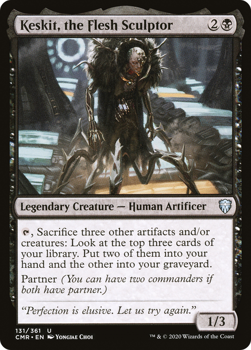 Keskit, the Flesh Sculptor (CMR-131) - Commander Legends Foil
