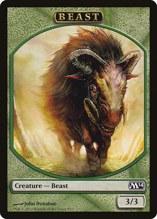 Beast Token (M14-009) - Magic 2014 Tokens