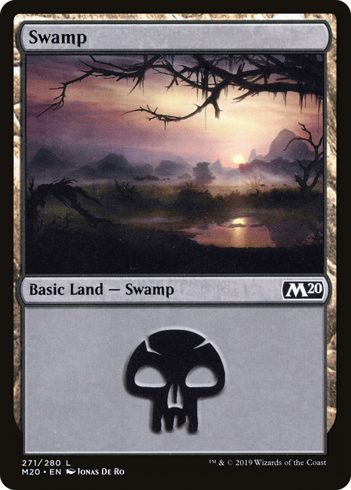 Swamp (271) (M20-271) - Core Set 2020 Foil