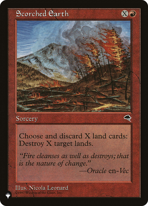 Scorched Earth (LIST-) - The List