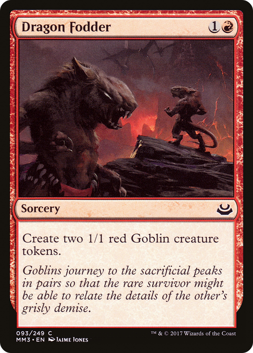 Dragon Fodder (MM3-093) - Modern Masters 2017