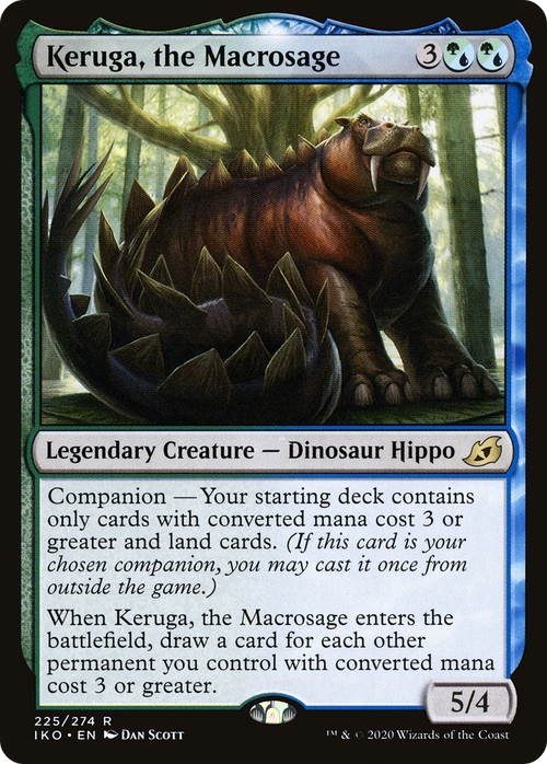 Keruga, the Macrosage (IKO-225) - Ikoria: Lair of Behemoths: (companion) Foil