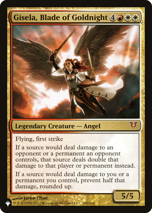Gisela, Blade of Goldnight (LIST-AVR-209) - The List
