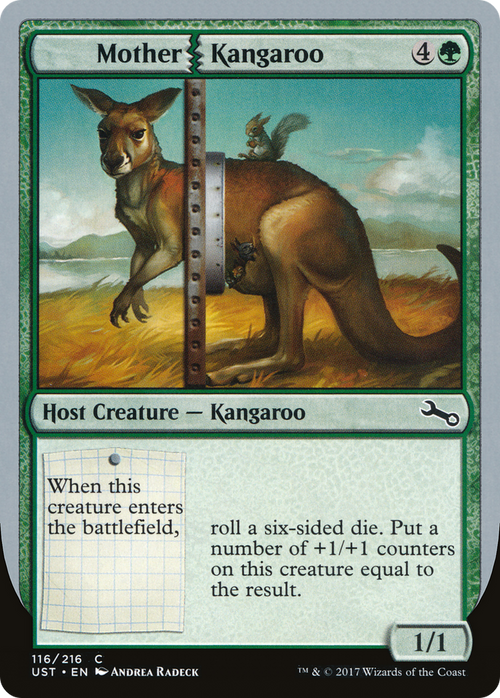 Mother Kangaroo (UST-116) - Unstable Foil