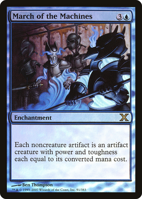 March of the Machines (10E-91★) - Tenth Edition Foil