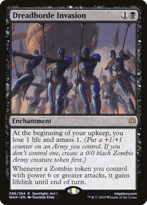 Dreadhorde Invasion (PPELD-86P) - War of the Spark Promos