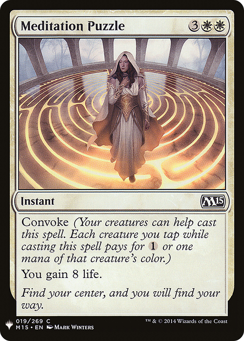 Meditation Puzzle (LIST-M15-19) - The List