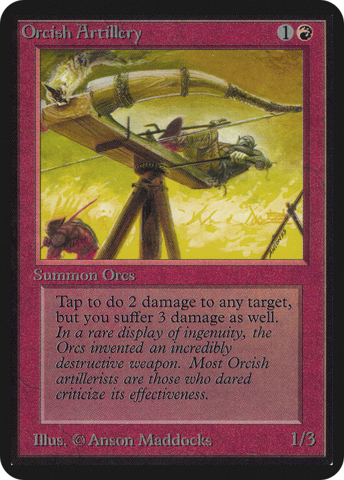 Orcish Artillery (LEA-) - Limited Edition Alpha