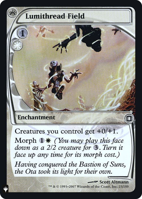 Lumithread Field (LIST-FUT-25) - The List Foil