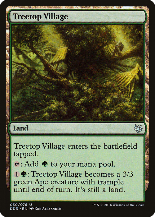 Treetop Village (DDR-030) - Duel Decks: Nissa vs. Ob Nixilis