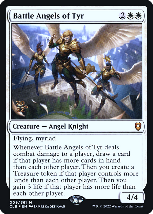 Battle Angels of Tyr (PRE-009) - Battle for Baldur's Gate Promos Foil