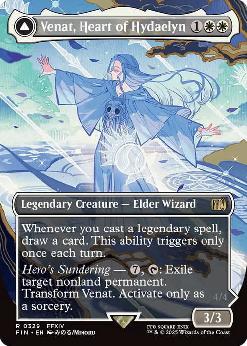 Venat, Heart of Hydaelyn (Borderless) (FIN-329) - FINAL FANTASY Foil