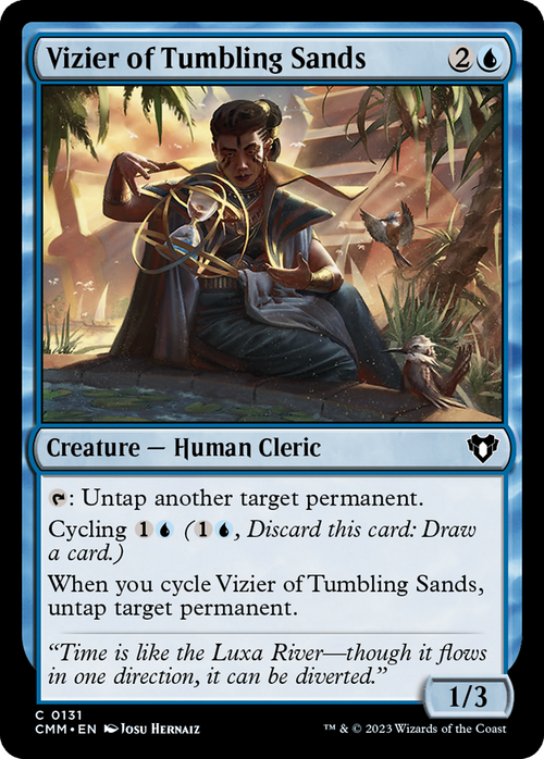 Vizier of Tumbling Sands (CMM-131) - Commander Masters