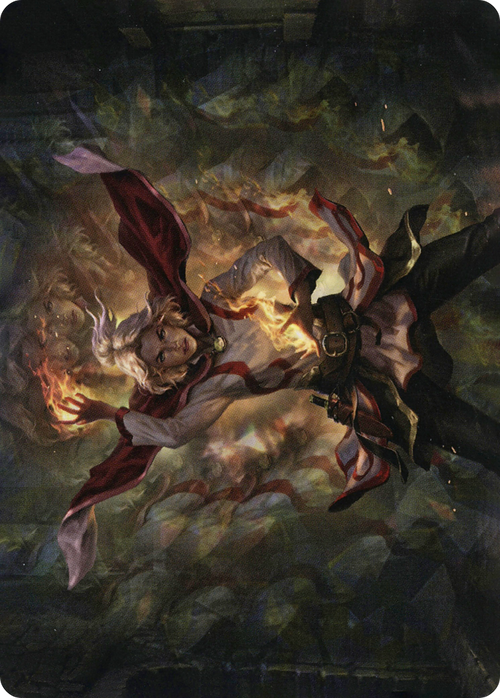 Delina, Wild Mage // Delina, Wild Mage (AAFR-031) - Adventures in the Forgotten Realms Art Series (Borderless) Foil