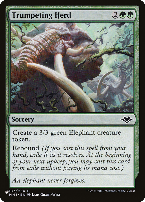 Trumpeting Herd (LIST-MH1-187) - The List