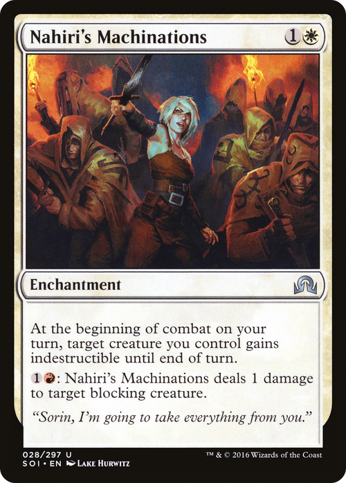 Nahiri's Machinations (SOI-028) - Shadows over Innistrad