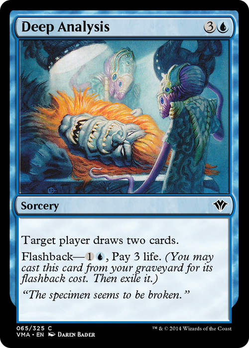 Deep Analysis (VMA-065) - Vintage Masters Foil