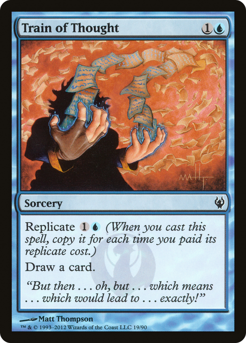 Train of Thought (DDJ-019) - Duel Decks: Izzet vs. Golgari