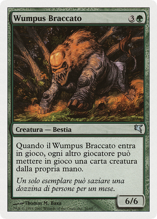 Hunted Wumpus (Italian) - "Wumpus Braccato" (PSAL-K26) - Salvat 2005