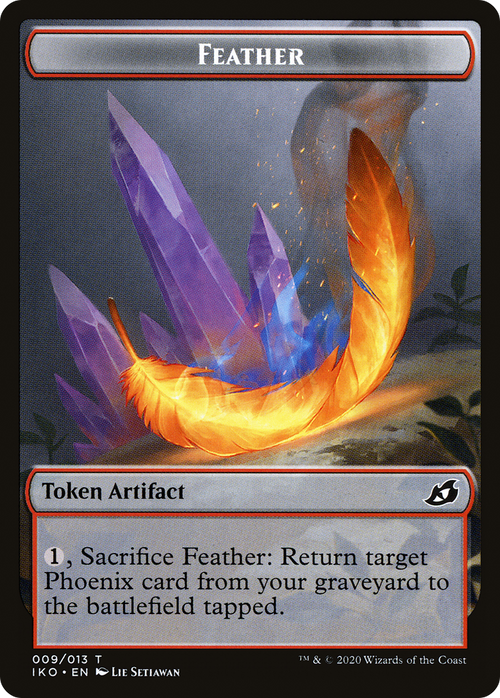 Feather (TIKO-009) - Ikoria: Lair of Behemoths Tokens