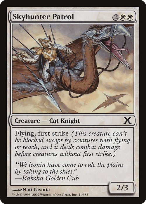 Skyhunter Patrol (10E-041) - Tenth Edition