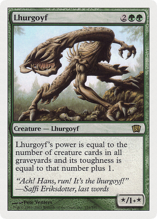 Lhurgoyf (8ED-259) - 8th Edition Foil